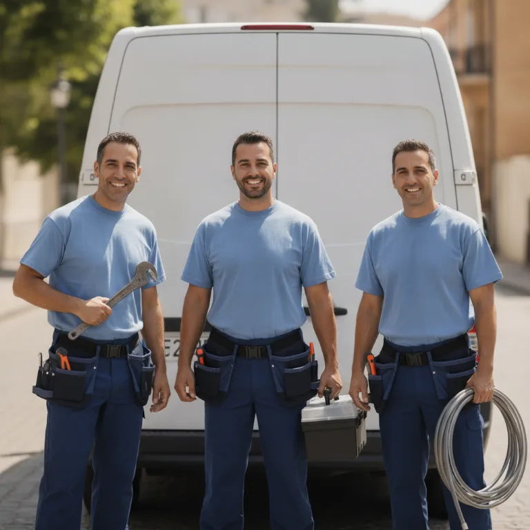 Fontanero equipo en el Guinardo